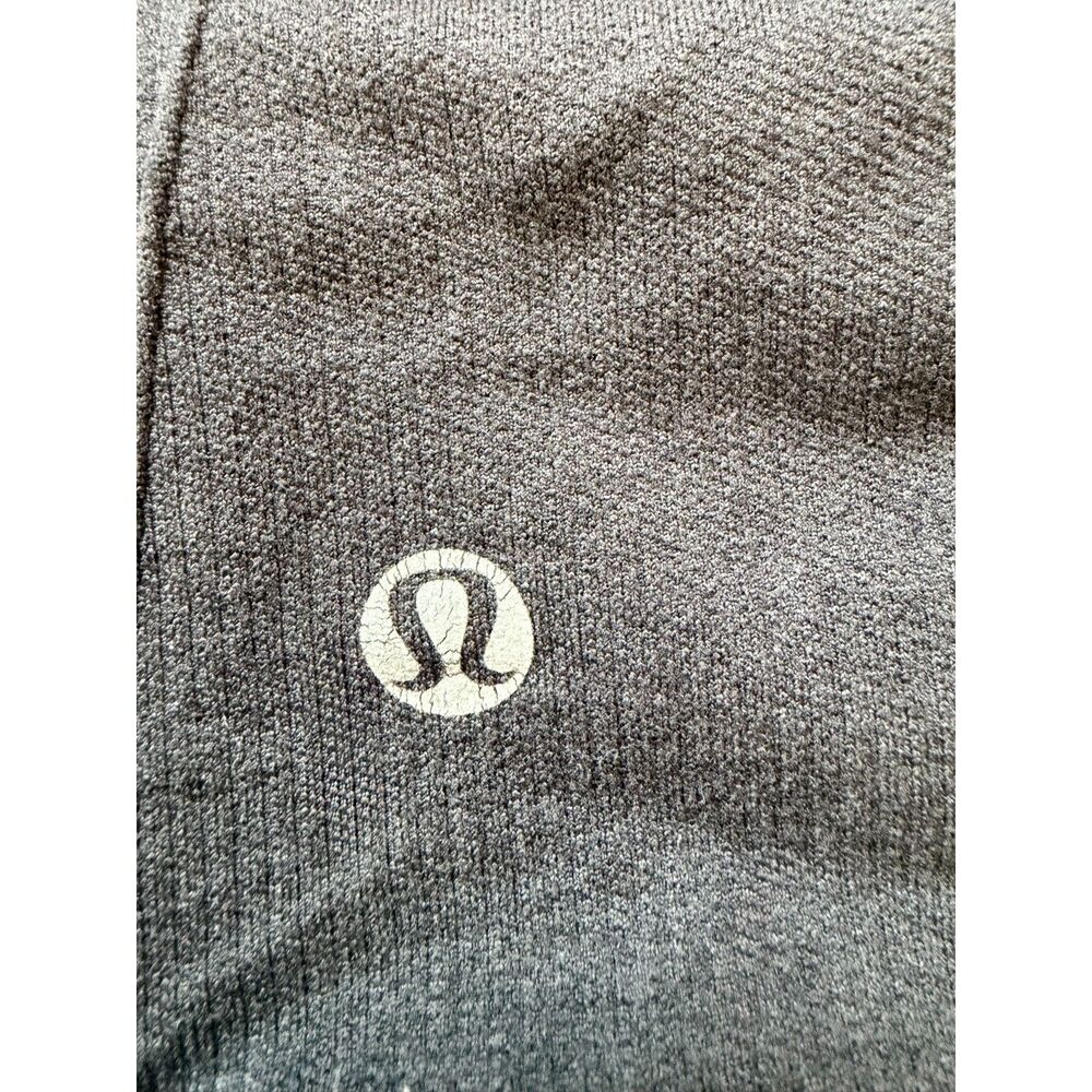 Lululemon Ebb To Street Capri Leggings Size 4 Dark Grey Ruched Seamless - Picture 3 of 7
